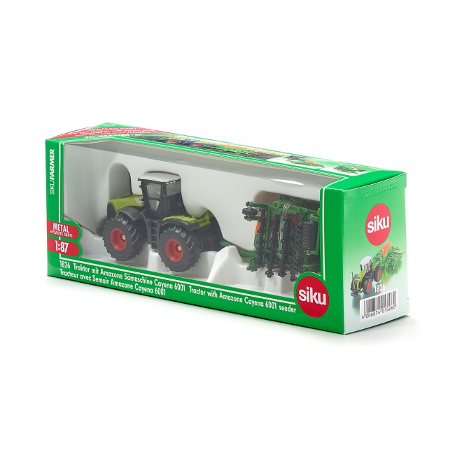 SIKU Traktori kylvökoneella, 1:87, 18,3 cm