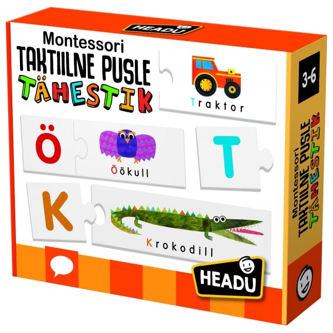 HEADU Montessori-peli Abc (vironkielinen)
