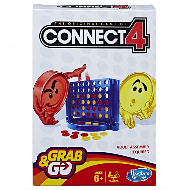 HASBRO Neljän suora -matkapeli