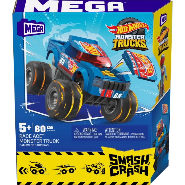 HOT WHEELS MEGA Monster Trucks SNC Race Ace