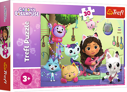 TREFL GABBY´S DOLLHOUSE Palapeli, 30 pa | XS Lelut