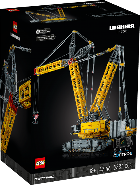 LEGO Technic Liebherr LR 13000 ‑telanosturi 42 XS Lelut