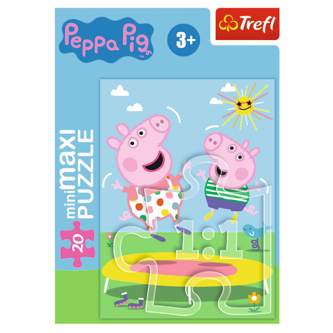 TREFL PEPPA PIG Mini Maxi Palapeli Pipsa Possu, 20 pa | XS Lelut