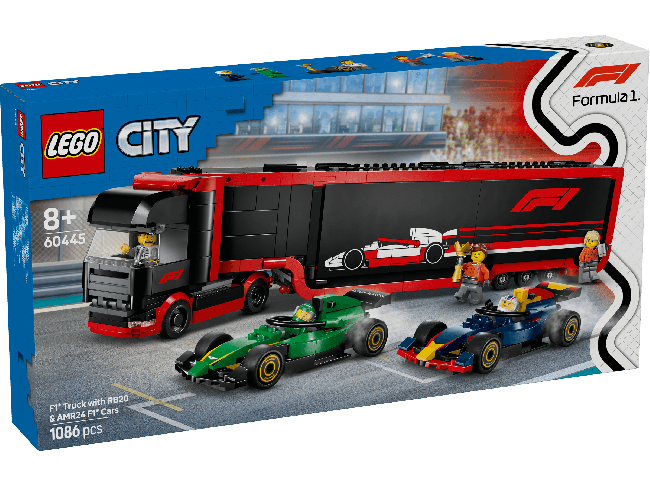 LEGO City F1®-rekka ja F1®-autot RB20 ja AMR24 60 | XS Lelut
